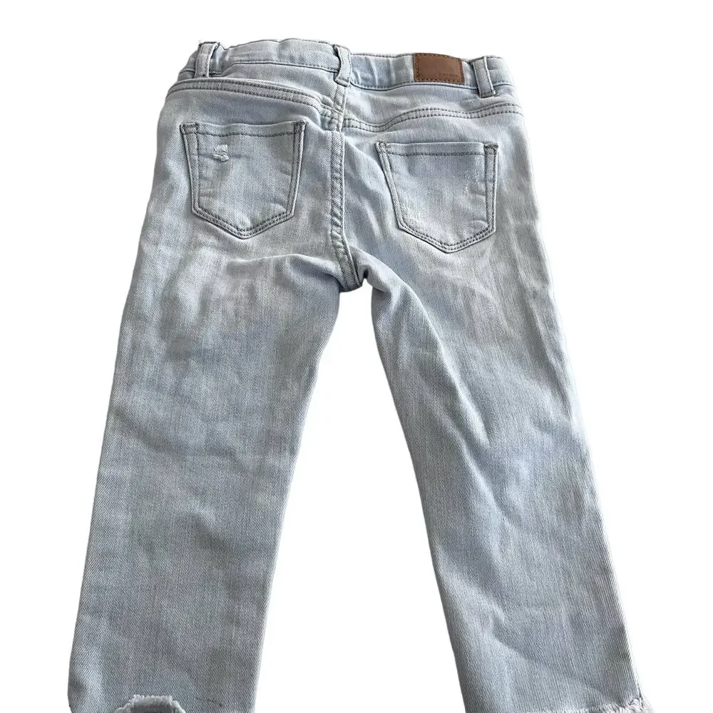 Zara girls distressed denim jeans size 12-18 months